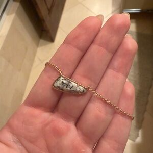 Rose Gold and White Stone Women's Earrings - Kendra Scott